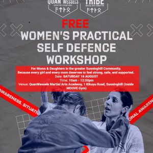 FREE WOMEN'S PRACTICAL SELF DEFENCE WORKSHOP